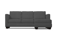 Catalina Reversible Chaise Sleeper Sofa Bed :: Leg Finish: Espresso / Sleeper Option: Memory Foam Mattress