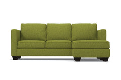 Catalina Reversible Chaise Sleeper Sofa Bed :: Leg Finish: Espresso / Sleeper Option: Memory Foam Mattress