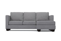 Catalina Reversible Chaise Sleeper Sofa Bed :: Leg Finish: Espresso / Sleeper Option: Memory Foam Mattress