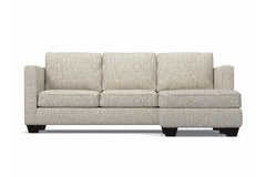 Catalina Reversible Chaise Sleeper Sofa Bed :: Leg Finish: Espresso / Sleeper Option: Memory Foam Mattress