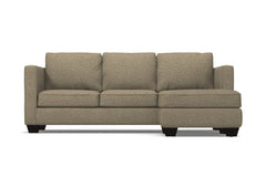 Catalina Reversible Chaise Sleeper Sofa Bed :: Leg Finish: Espresso / Sleeper Option: Memory Foam Mattress