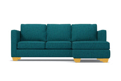 Catalina Reversible Chaise Sleeper Sofa Bed :: Leg Finish: Natural / Sleeper Option: Deluxe Innerspring Mattress