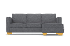 Catalina Reversible Chaise Sleeper Sofa Bed :: Leg Finish: Natural / Sleeper Option: Deluxe Innerspring Mattress