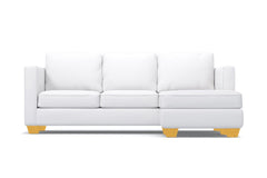 Catalina Reversible Chaise Sleeper Sofa Bed :: Leg Finish: Natural / Sleeper Option: Deluxe Innerspring Mattress