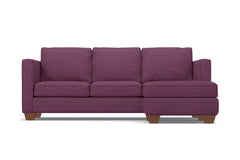 American Made Sleeper Sofa Catalina, Chaise Reversible :: Leg Finish: Pecan / Sleeper Option: Deluxe Innerspring Mattress