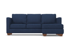 American Made Sleeper Sofa Catalina, Chaise Reversible :: Leg Finish: Pecan / Sleeper Option: Deluxe Innerspring Mattress