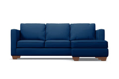 Catalina Reversible Chaise Sleeper Sofa Bed :: Leg Finish: Pecan / Sleeper Option: Deluxe Innerspring Mattress