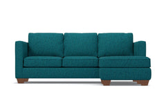 Catalina Reversible Chaise Sleeper Sofa Bed :: Leg Finish: Pecan / Sleeper Option: Memory Foam Mattress