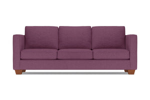 Catalina Queen Size Sleeper Sofa Bed :: Leg Finish: Pecan / Sleeper Option: Memory Foam Mattress