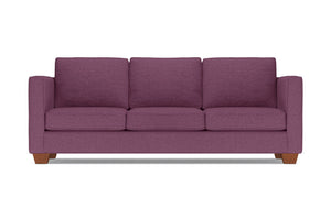 Catalina Queen Size Sleeper Sofa Bed :: Leg Finish: Pecan / Sleeper Option: Memory Foam Mattress