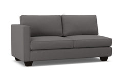 Catalina Left Arm Apartment Size Sofa :: Leg Finish: Espresso / Configuration: LAF - Chaise on the Left