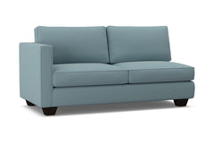 Catalina Left Arm Apartment Size Sofa :: Leg Finish: Espresso / Configuration: LAF - Chaise on the Left