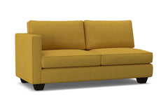 Catalina Left Arm Apartment Size Sofa :: Leg Finish: Espresso / Configuration: LAF - Chaise on the Left