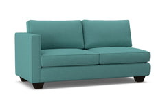 Catalina Left Arm Apartment Size Sofa :: Leg Finish: Espresso / Configuration: LAF - Chaise on the Left