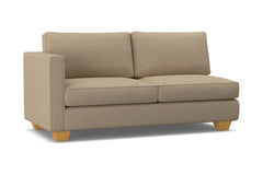 Catalina Left Arm Apartment Size Sofa :: Leg Finish: Natural / Configuration: LAF - Chaise on the Left