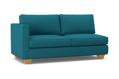 Catalina Left Arm Apartment Size Sofa :: Leg Finish: Natural / Configuration: LAF - Chaise on the Left