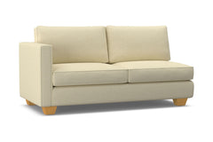 Catalina Left Arm Apartment Size Sofa :: Leg Finish: Natural / Configuration: LAF - Chaise on the Left