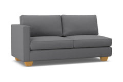 Catalina Left Arm Apartment Size Sofa :: Leg Finish: Natural / Configuration: LAF - Chaise on the Left