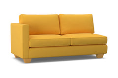 Catalina Left Arm Apartment Size Sofa :: Leg Finish: Natural / Configuration: LAF - Chaise on the Left