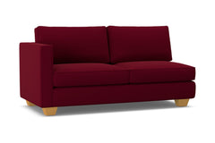 Catalina Left Arm Apartment Size Sofa :: Leg Finish: Natural / Configuration: LAF - Chaise on the Left