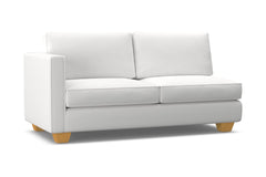 Catalina Left Arm Apartment Size Sofa :: Leg Finish: Natural / Configuration: LAF - Chaise on the Left