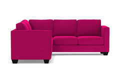 Catalina 2pc Sleeper L-Sectional :: Leg Finish: Espresso / Sleeper Option: Memory Foam Mattress