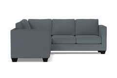 Catalina 2pc Sleeper L-Sectional :: Leg Finish: Espresso / Sleeper Option: Memory Foam Mattress