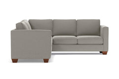 Catalina 2pc L-Sectional Sofa :: Leg Finish: Pecan