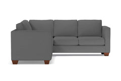 Catalina 2pc L-Sectional Sofa :: Leg Finish: Pecan