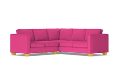 Catalina 2pc Sleeper L-Sectional :: Leg Finish: Natural / Sleeper Option: Deluxe Innerspring Mattress
