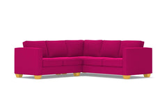 Catalina 2pc Sleeper L-Sectional :: Leg Finish: Natural / Sleeper Option: Deluxe Innerspring Mattress