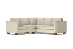 Catalina 2pc Sleeper L-Sectional :: Leg Finish: Pecan / Sleeper Option: Deluxe Innerspring Mattress