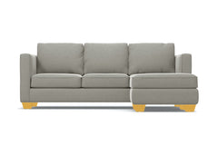 Catalina Reversible Chaise Sleeper Sofa Bed :: Leg Finish: Natural / Sleeper Option: Deluxe Innerspring Mattress