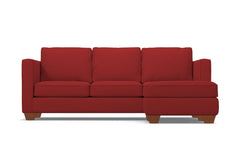 Catalina Reversible Chaise Sleeper Sofa Bed :: Leg Finish: Pecan / Sleeper Option: Deluxe Innerspring Mattress