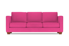 Catalina Queen Size Sleeper Sofa Bed :: Leg Finish: Pecan / Sleeper Option: Deluxe Innerspring Mattress
