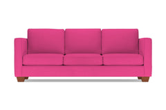 Catalina Queen Size Sleeper Sofa Bed :: Leg Finish: Pecan / Sleeper Option: Memory Foam Mattress