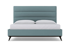 Cooper Upholstered Platform Bed :: Leg Finish: Espresso / Size: Queen Size