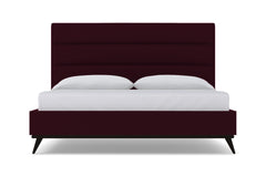 Cooper Upholstered Platform Bed :: Leg Finish: Espresso / Size: California King