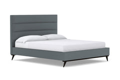 Cooper Upholstered Platform Bed :: Leg Finish: Espresso / Size: Queen Size