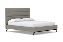 Cooper Upholstered Platform Bed :: Leg Finish: Espresso / Size: Queen Size