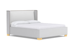 Everett Upholstered Bed :: Leg Finish: Natural / Size: Full Size