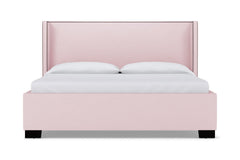 Everett Upholstered Bed :: Leg Finish: Espresso / Size: California King