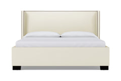 Everett Upholstered Bed :: Leg Finish: Espresso / Size: California King