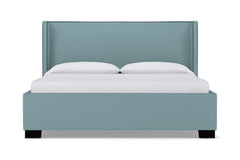 Everett Upholstered Bed :: Leg Finish: Espresso / Size: California King