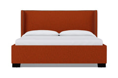 Everett Upholstered Bed :: Leg Finish: Espresso / Size: California King