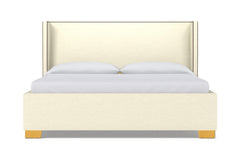 Everett Upholstered Bed :: Leg Finish: Natural / Size: King