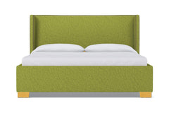 Everett Upholstered Bed :: Leg Finish: Natural / Size: King