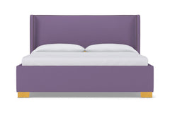 Everett Upholstered Bed :: Leg Finish: Natural / Size: King