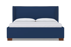 Everett Upholstered Bed :: Leg Finish: Pecan / Size: California King