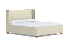 Everett Upholstered Bed :: Leg Finish: Pecan / Size: California King